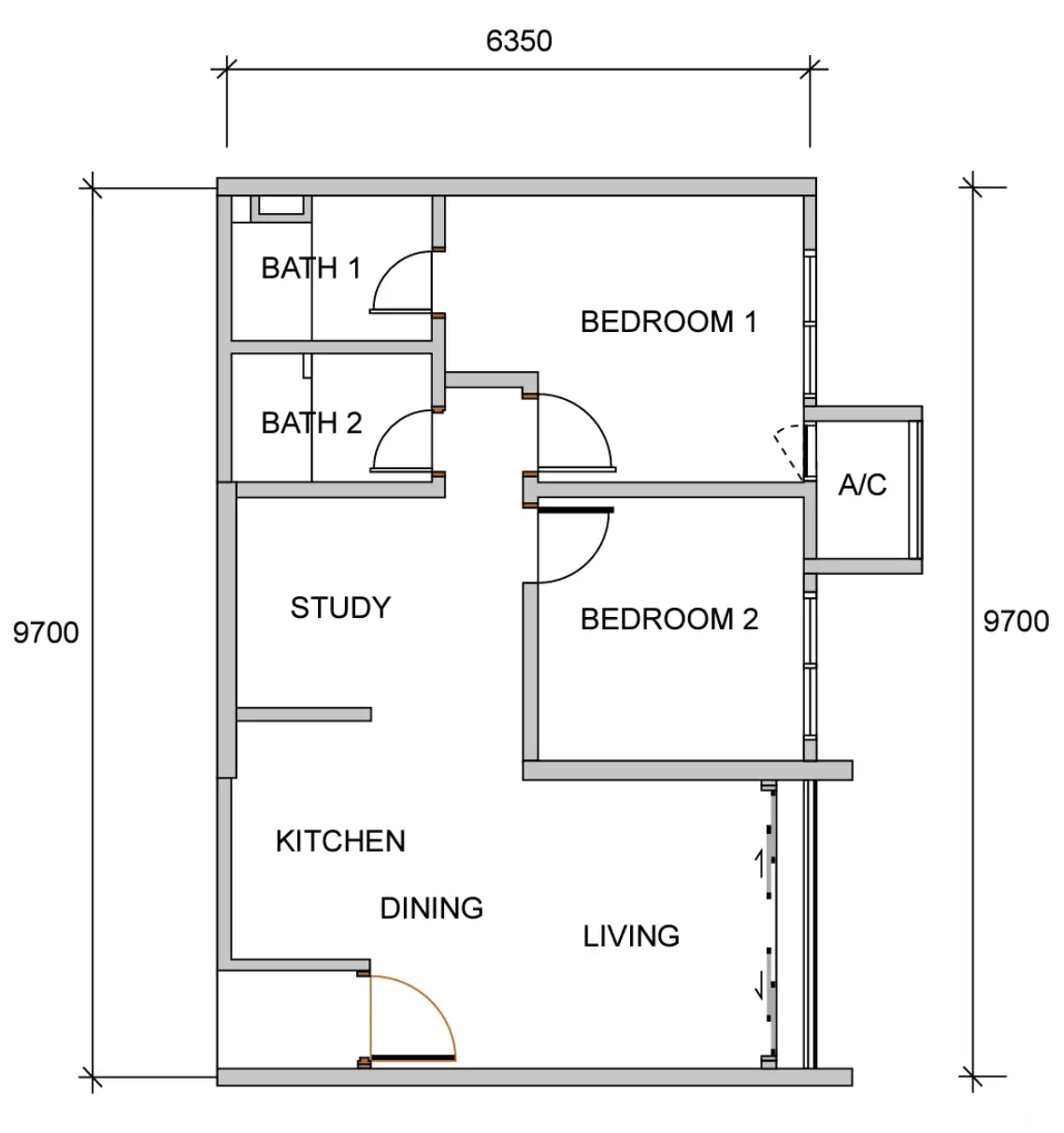 Type B Layout